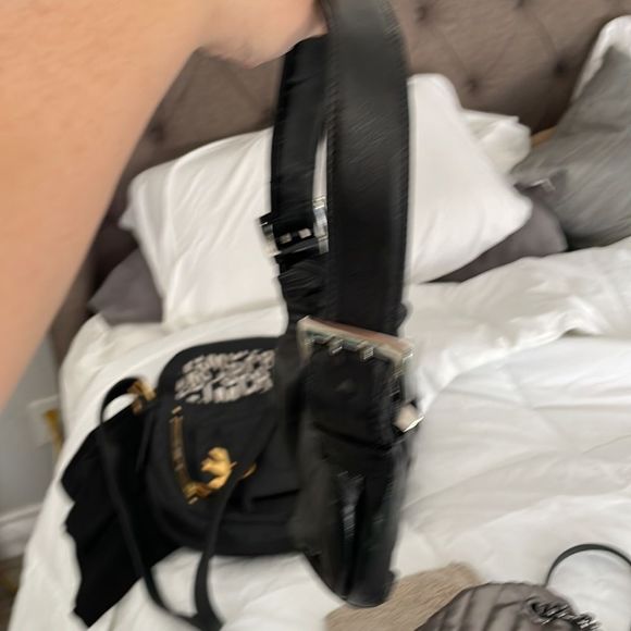 Rich born, mini leather handbag, black, super soft leather - Picture 4 of 7